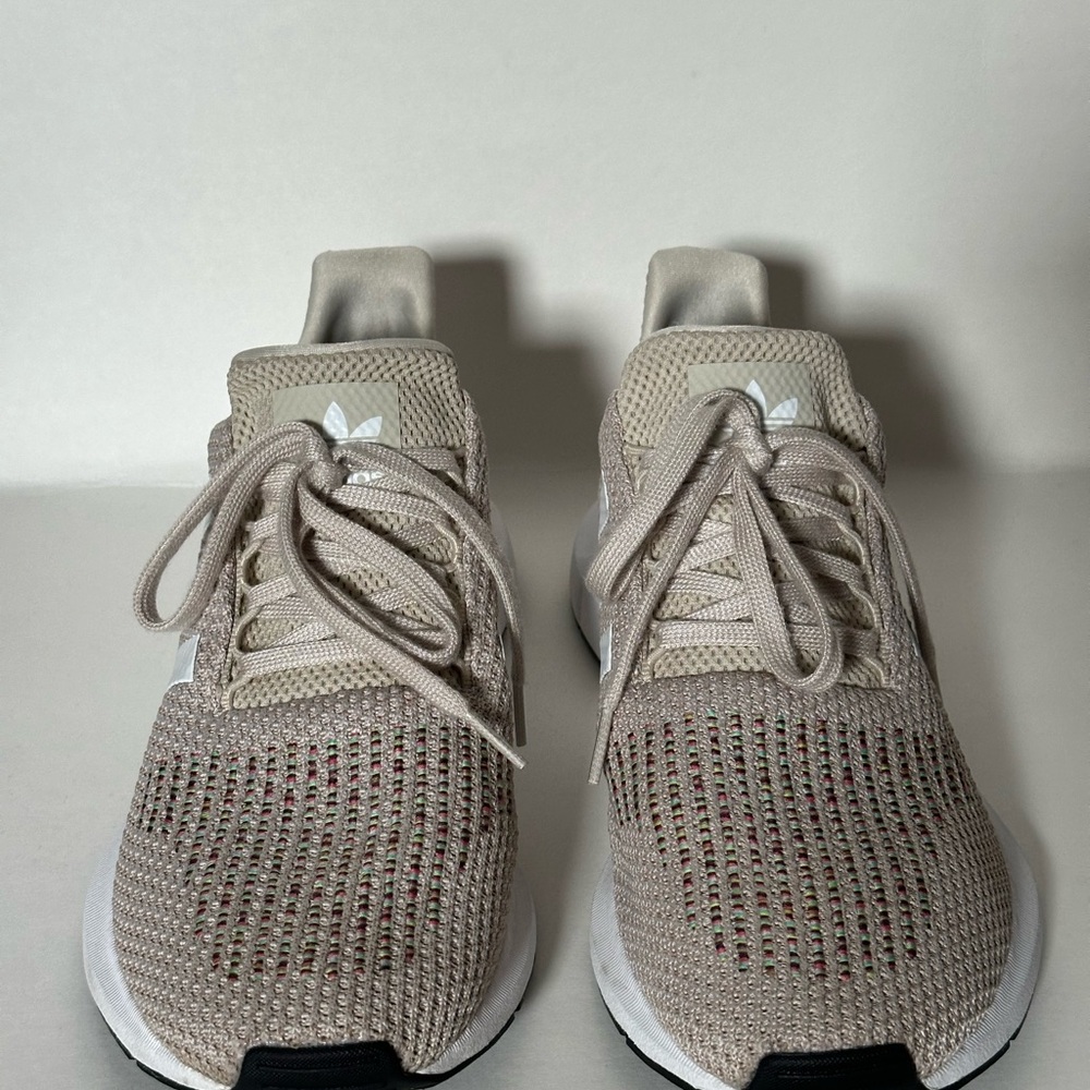 Adidas Cream Knit Sneakers. Worn only a few times. No box.